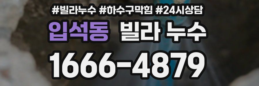 입석동 빌라 누수