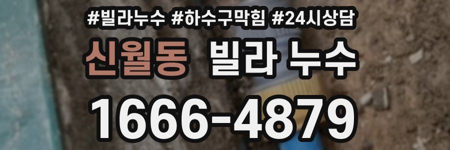 신월동 빌라 누수