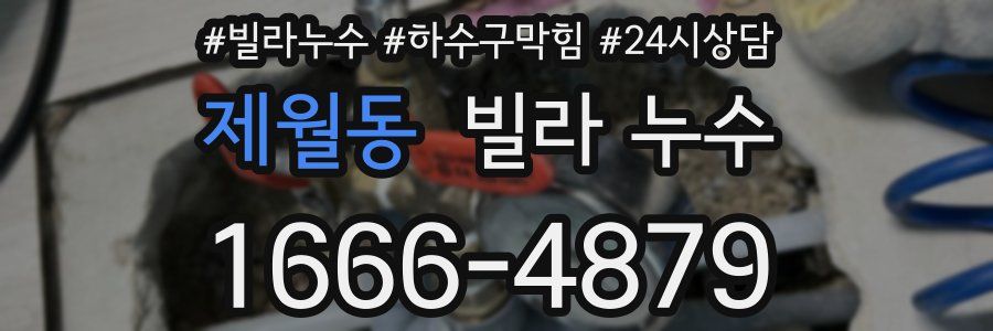 제월동 빌라 누수