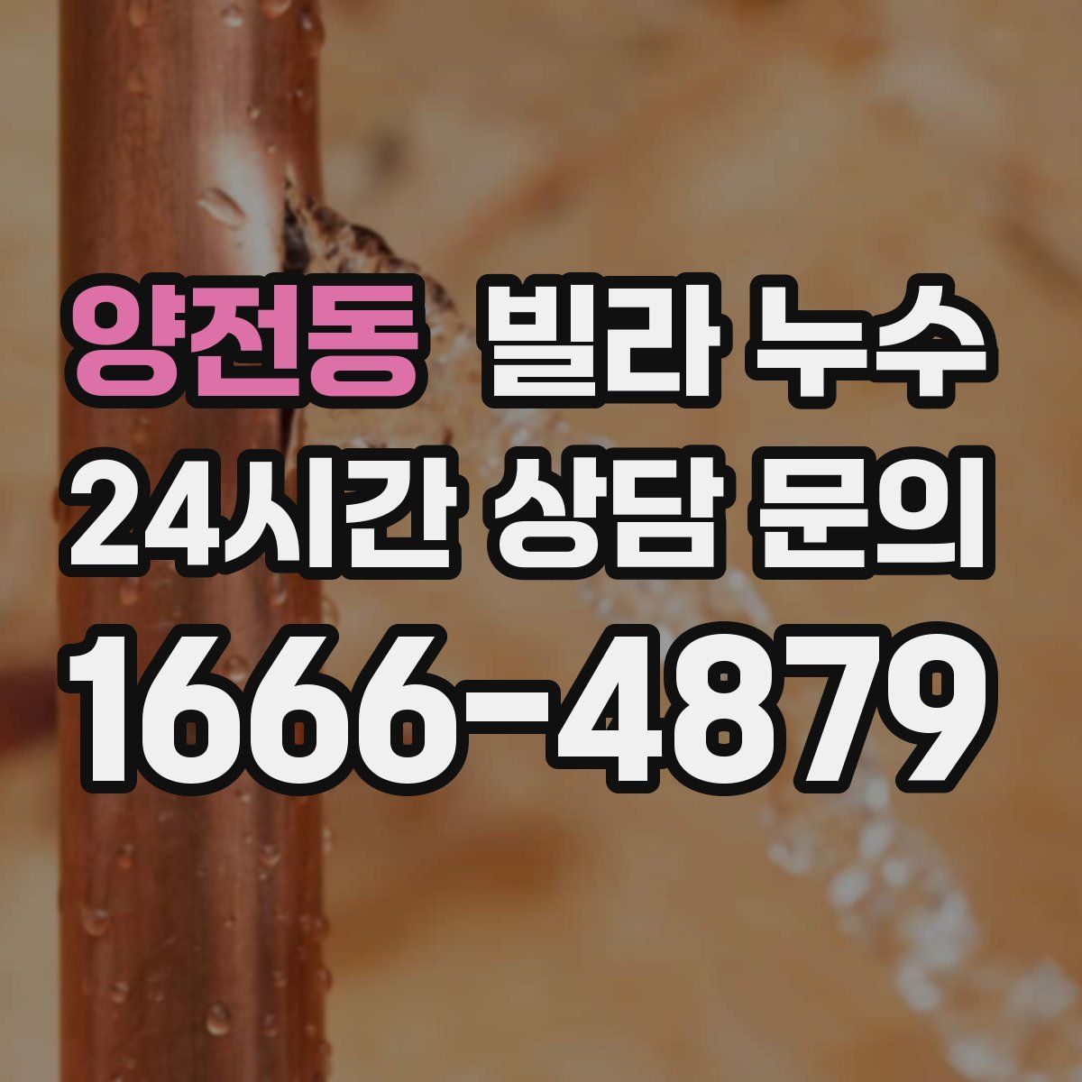 양전동 빌라 누수