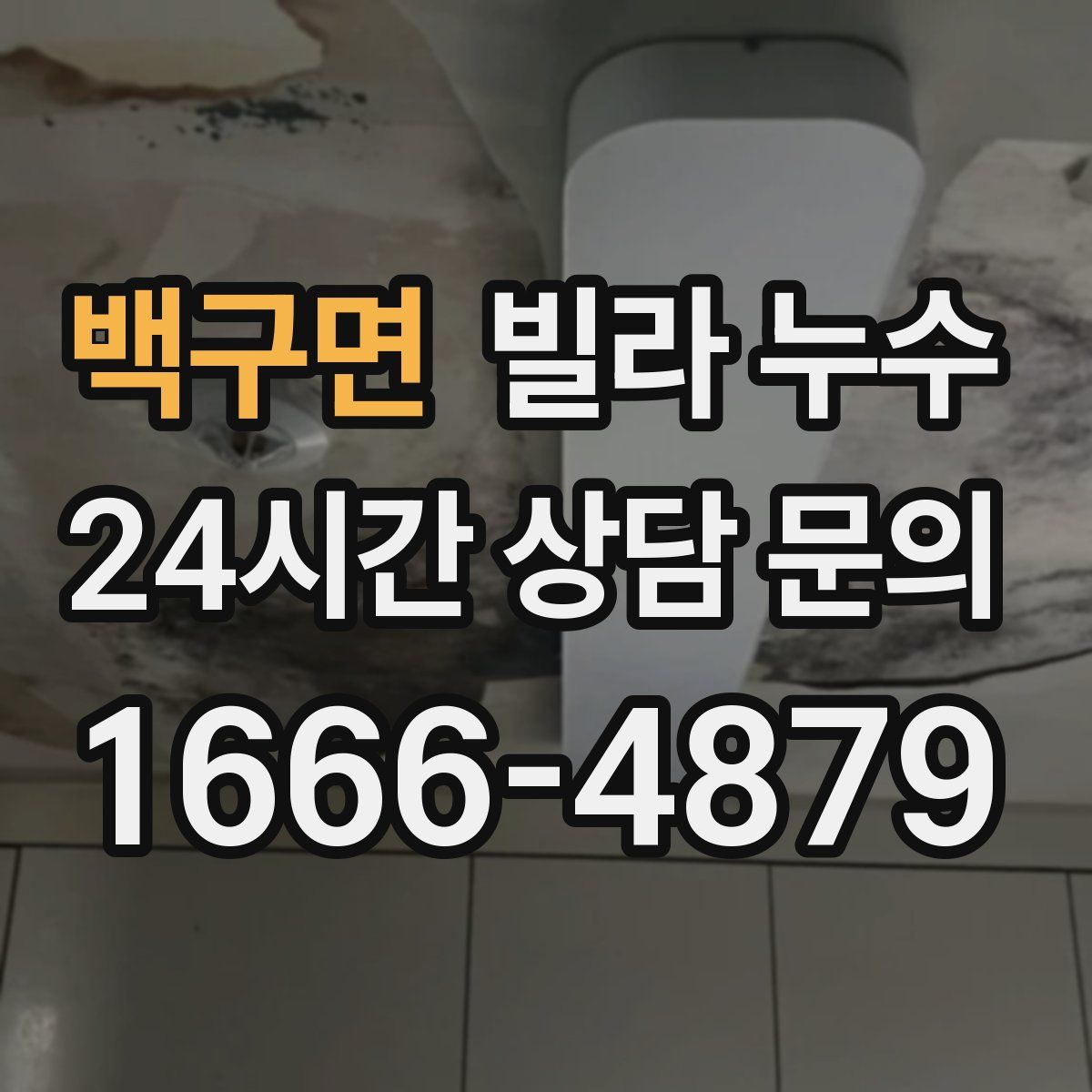 백구면 빌라 누수