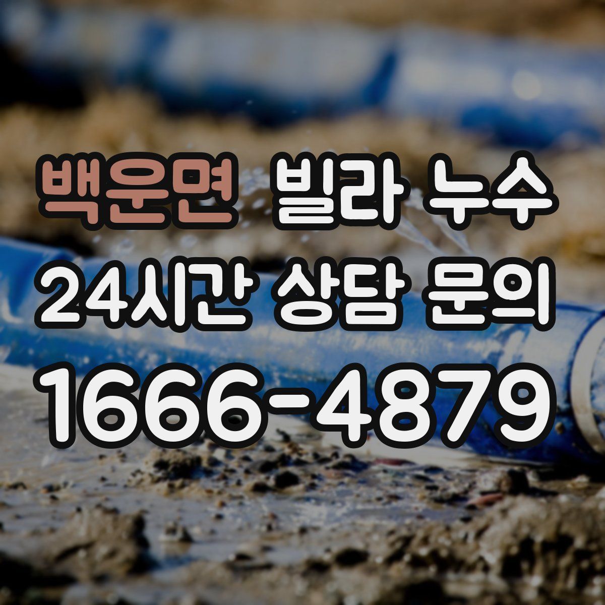 백운면 빌라 누수