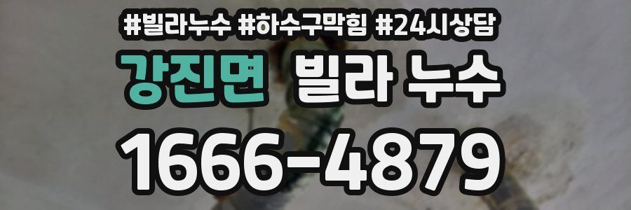 강진면 빌라 누수