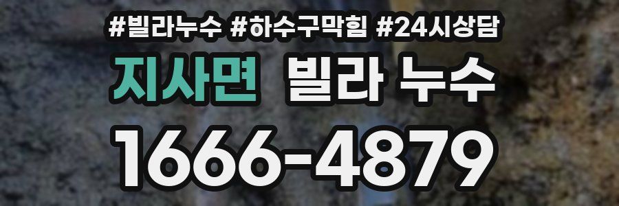 지사면 빌라 누수