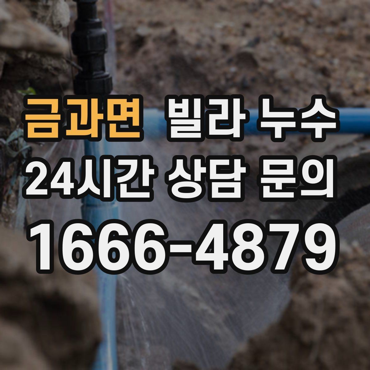 금과면 빌라 누수 배수구 트랩 주변 물기와 악취가 반복될 때