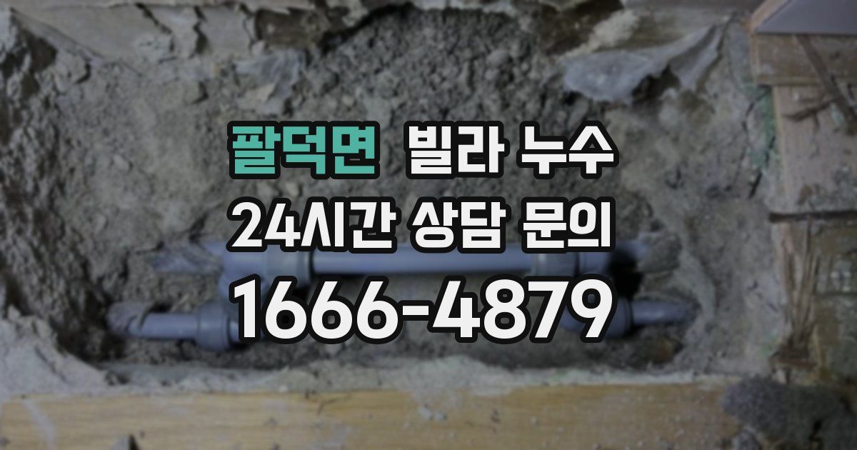 팔덕면 빌라 누수