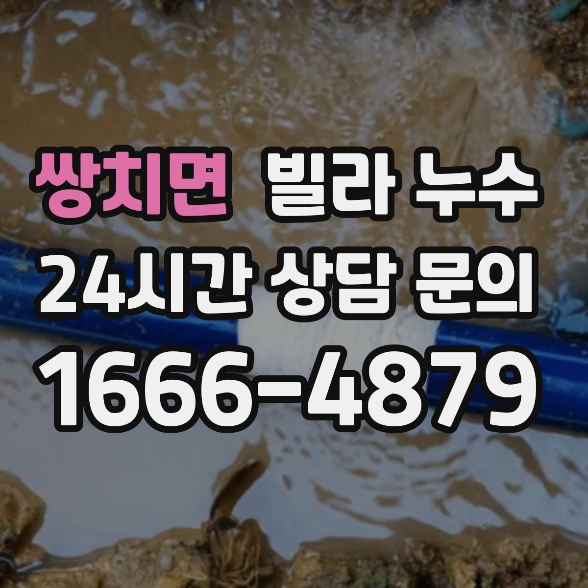 쌍치면 빌라 누수