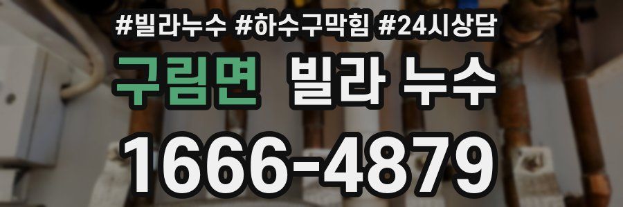 구림면 빌라 누수