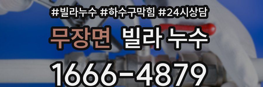 무장면 빌라 누수