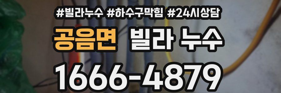 공음면 빌라 누수