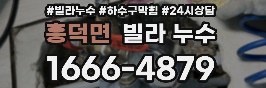 흥덕면 빌라 누수