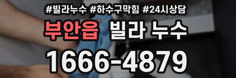 부안읍 빌라 누수