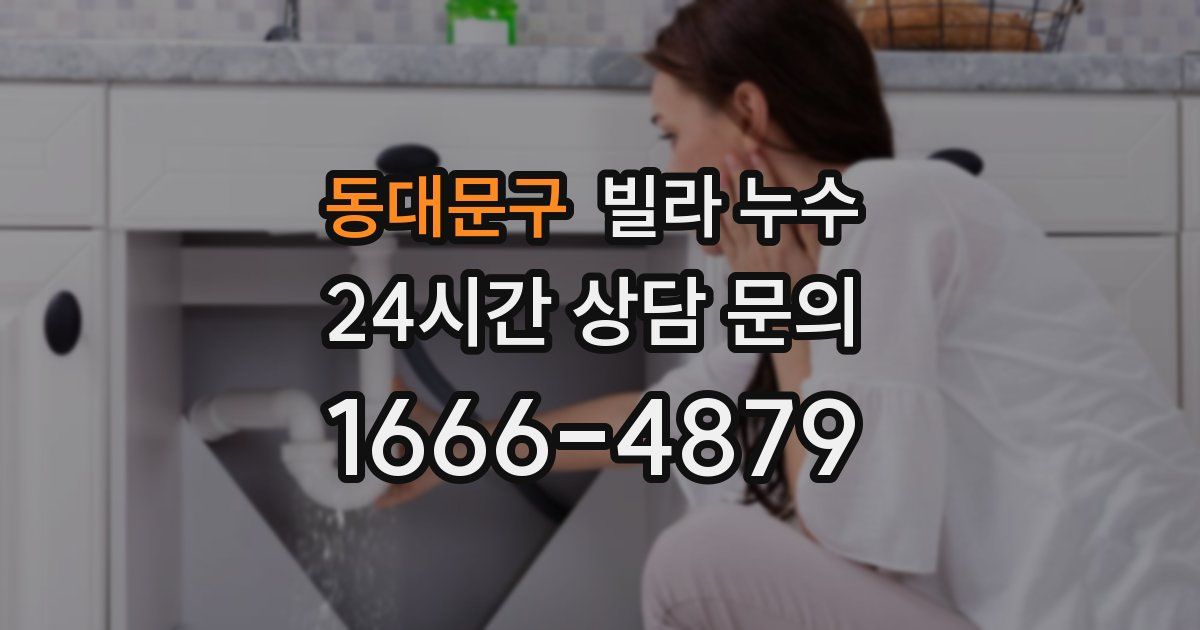 동대문구 빌라 누수