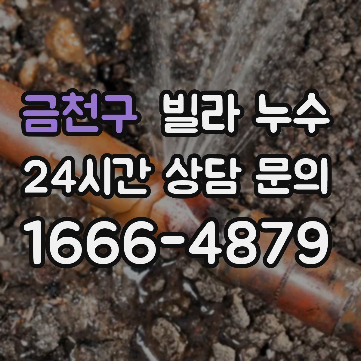 금천구 빌라 누수