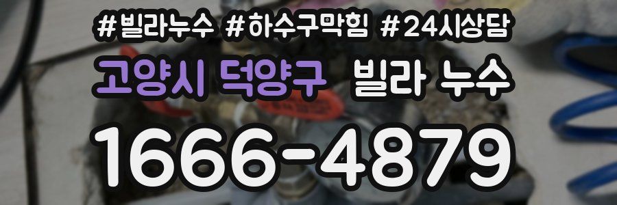 고양시 덕양구 빌라 누수