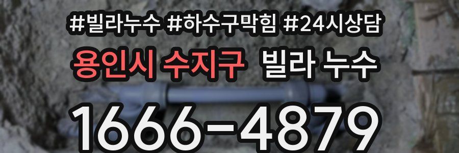 용인시 수지구 빌라 누수