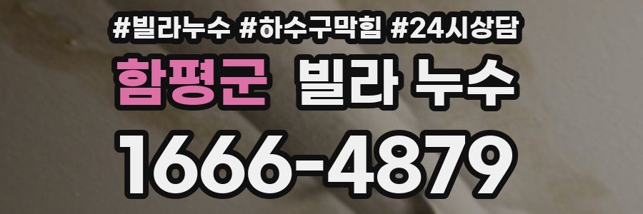 함평군 빌라 누수