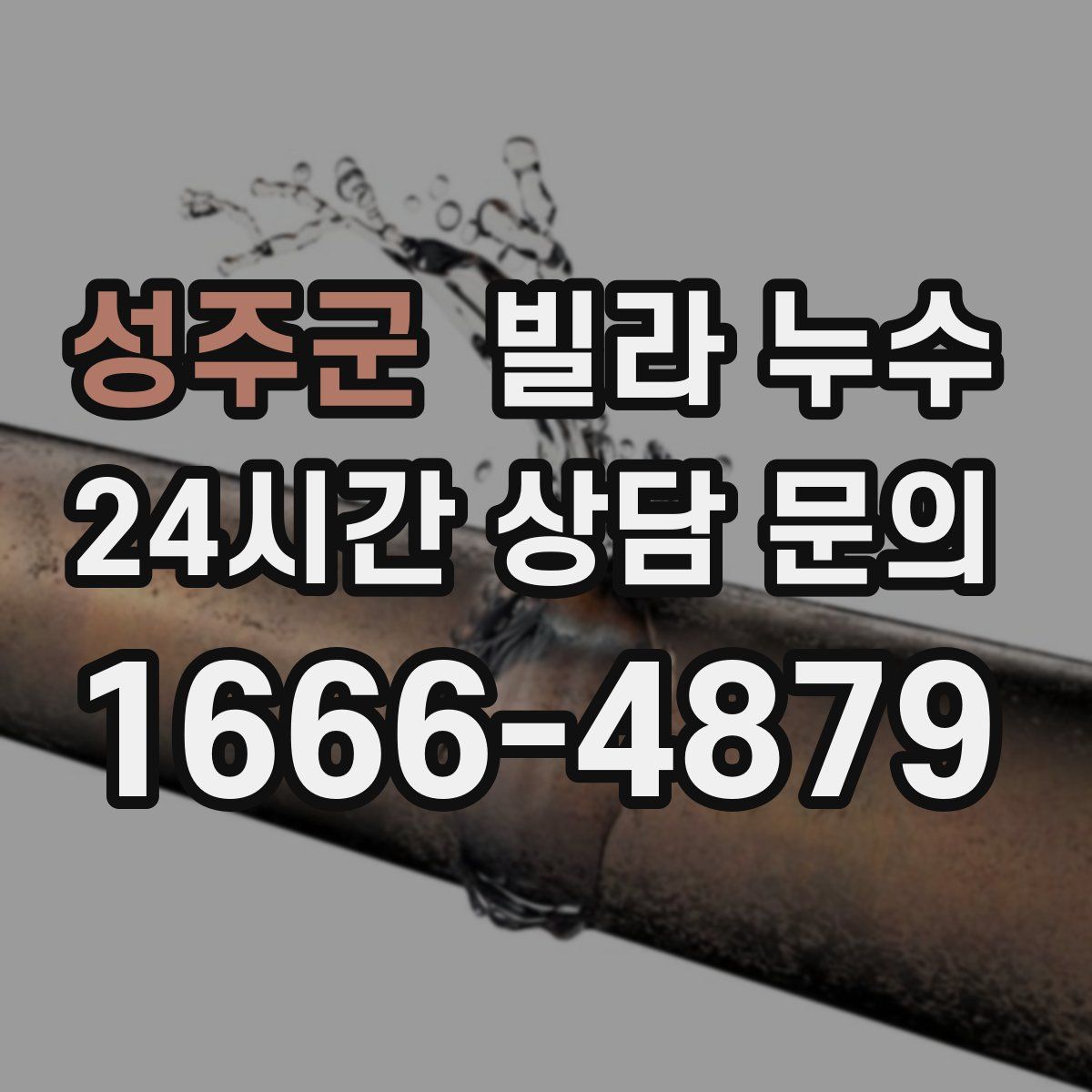 성주군 빌라 누수