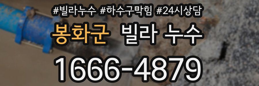 봉화군 빌라 누수