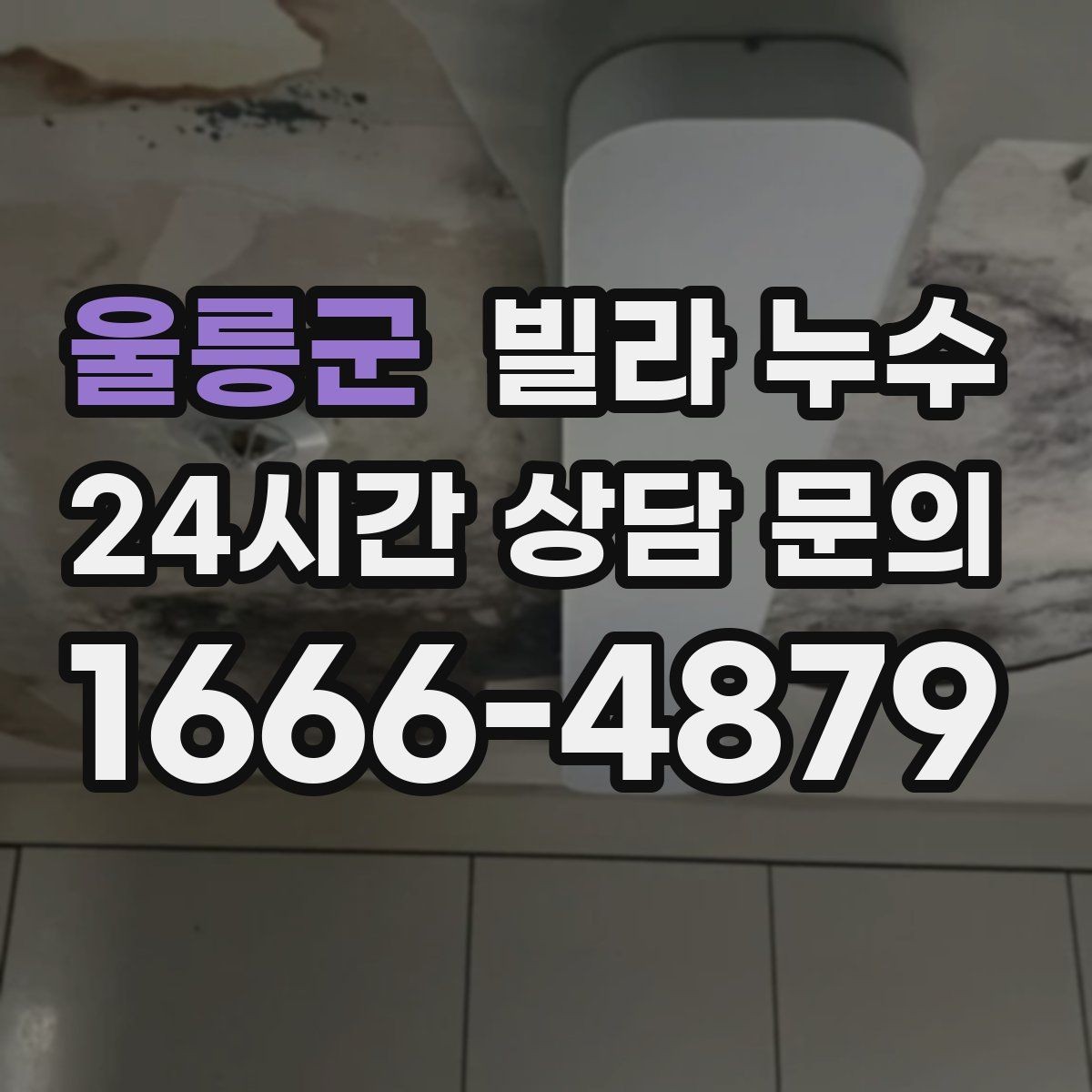 울릉군 빌라 누수 세탁기 호스 주변 누수로 바닥이 젖는 경우