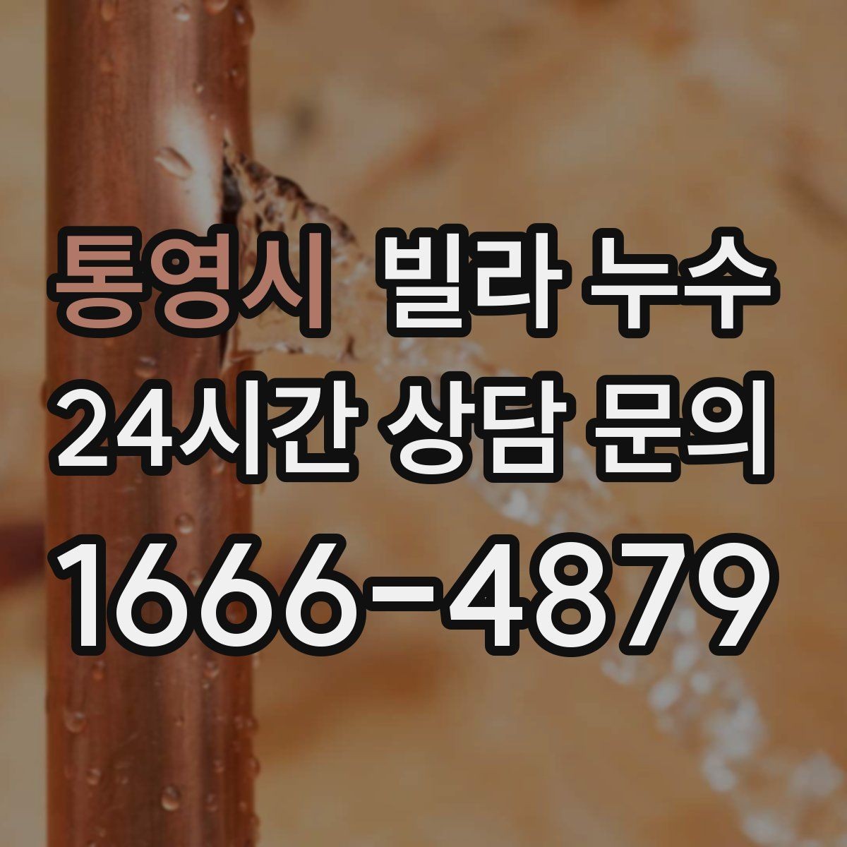 통영시 빌라 누수 현관 바닥이 젖는 이유는 외부 유입일까