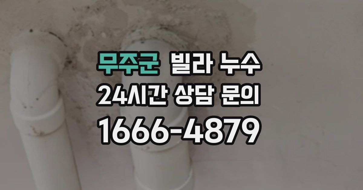 무주군 빌라 누수