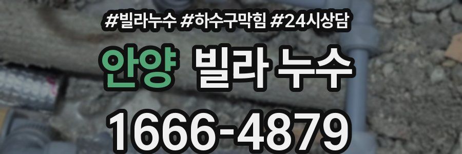 안양 빌라 누수