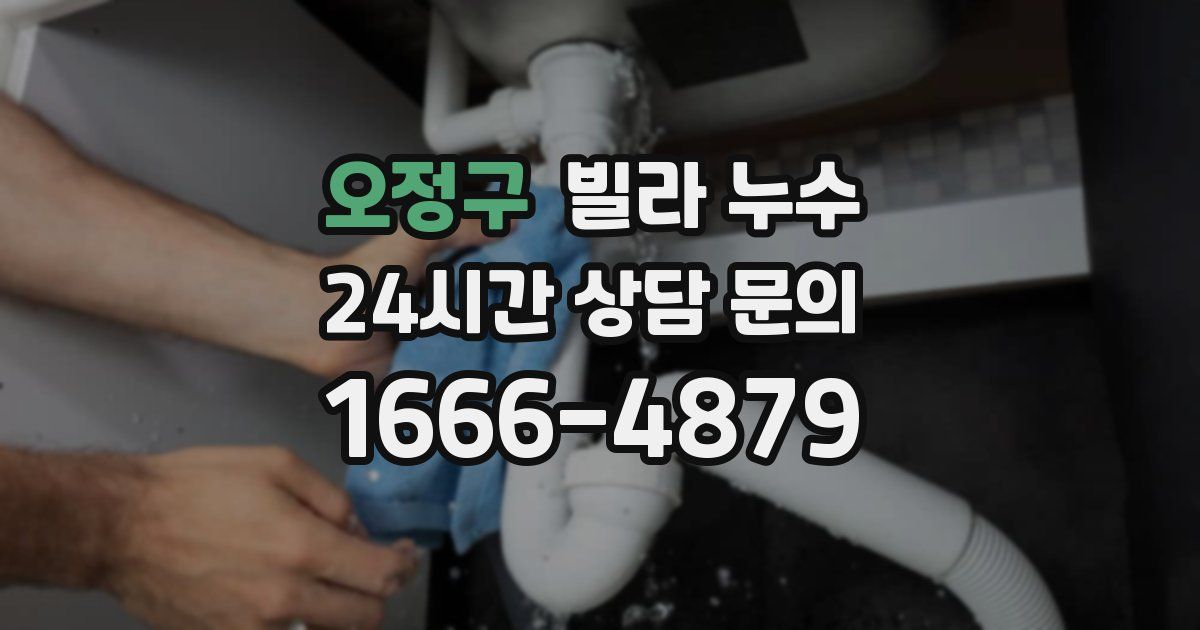 오정구 빌라 누수