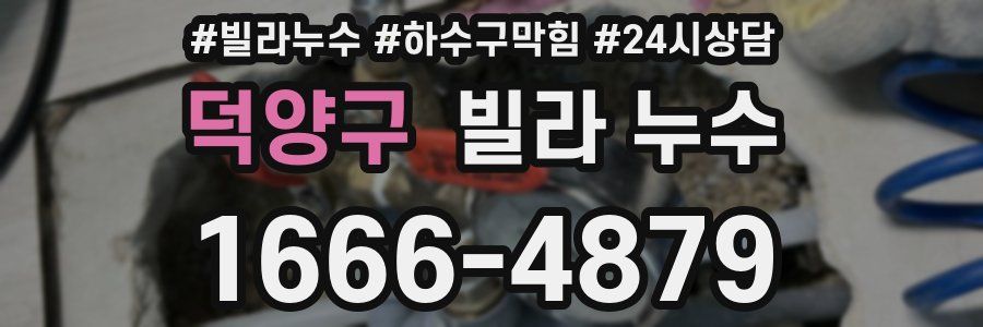 덕양구 빌라 누수