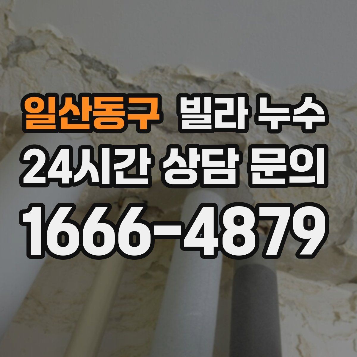 일산동구 빌라 누수 거실 벽이 젖는다면 어디부터 볼까