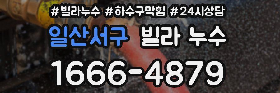 일산서구 빌라 누수