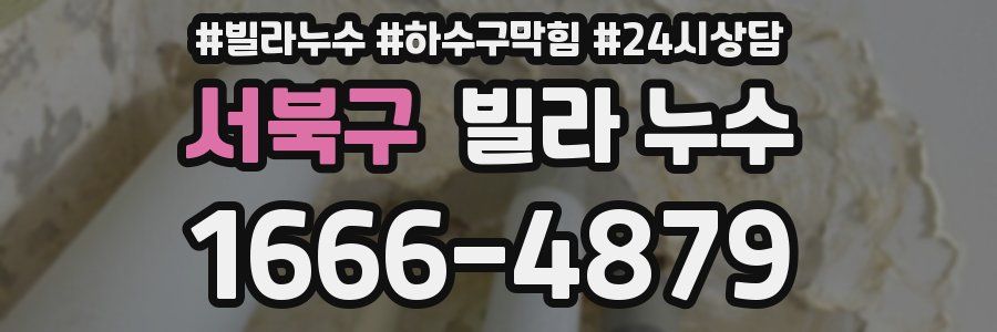 서북구 빌라 누수