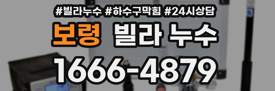 보령 빌라 누수