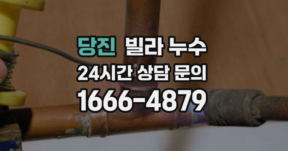 당진 빌라 누수