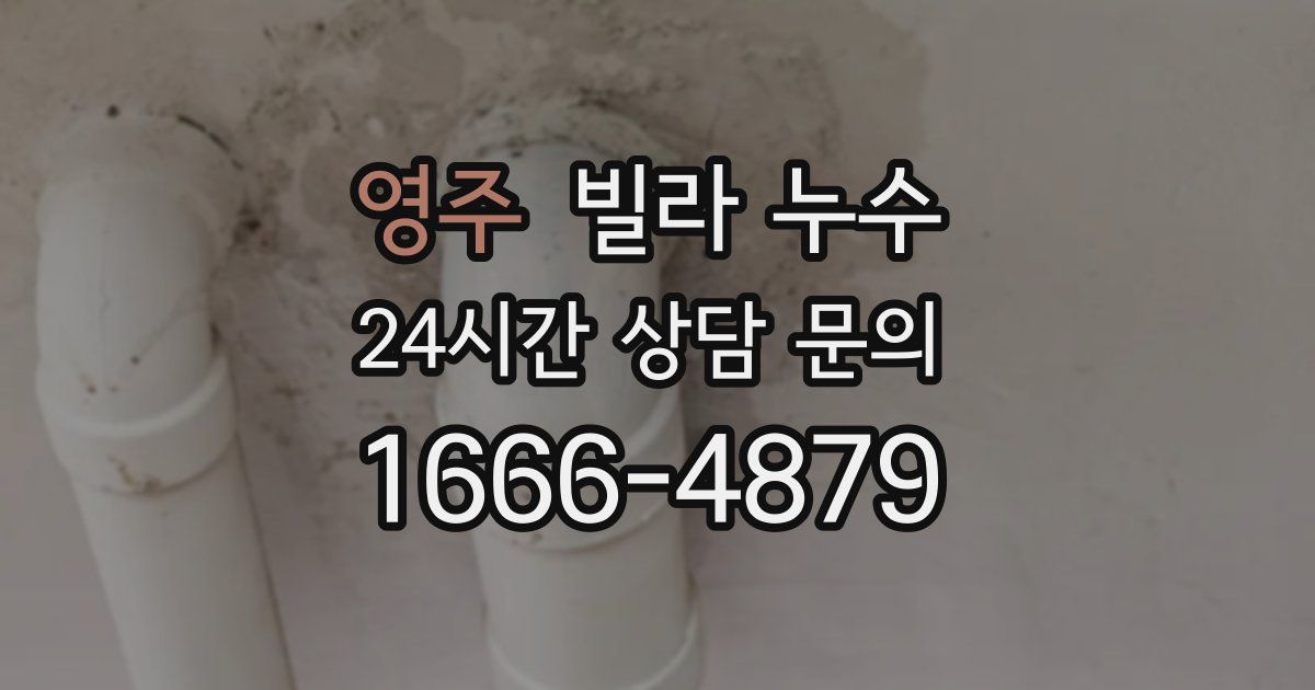 영주 빌라 누수