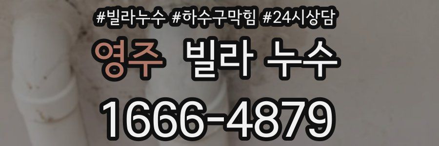 영주 빌라 누수