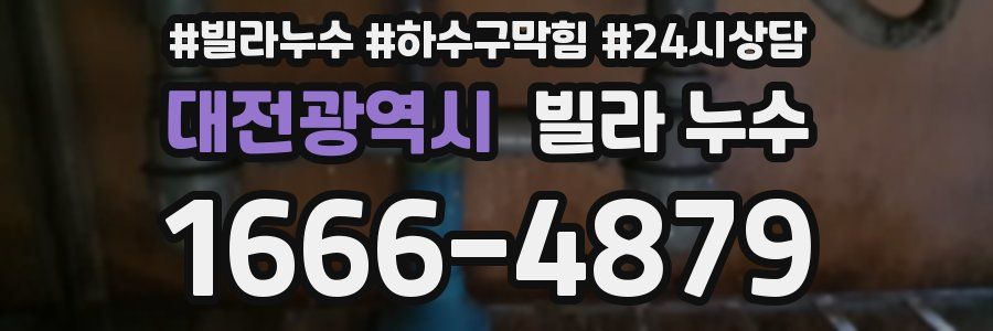 대전광역시 빌라 누수