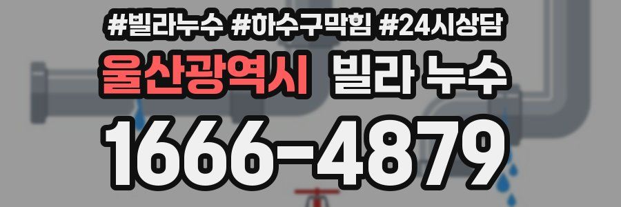 울산광역시 빌라 누수