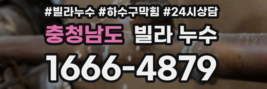 충청남도 빌라 누수