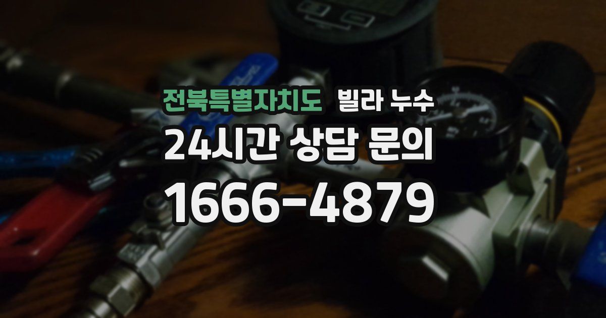 전북특별자치도 빌라 누수