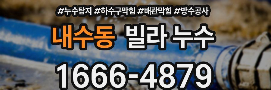 내수동 빌라 누수