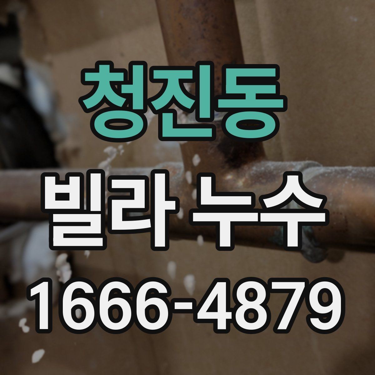 청진동 빌라 누수 발생 장소별 특징 정리