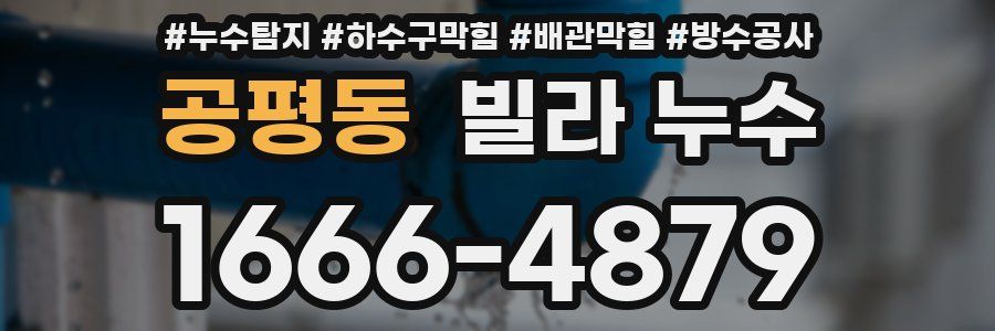 공평동 빌라 누수