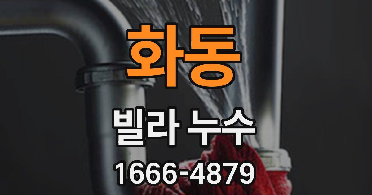 화동 빌라 누수