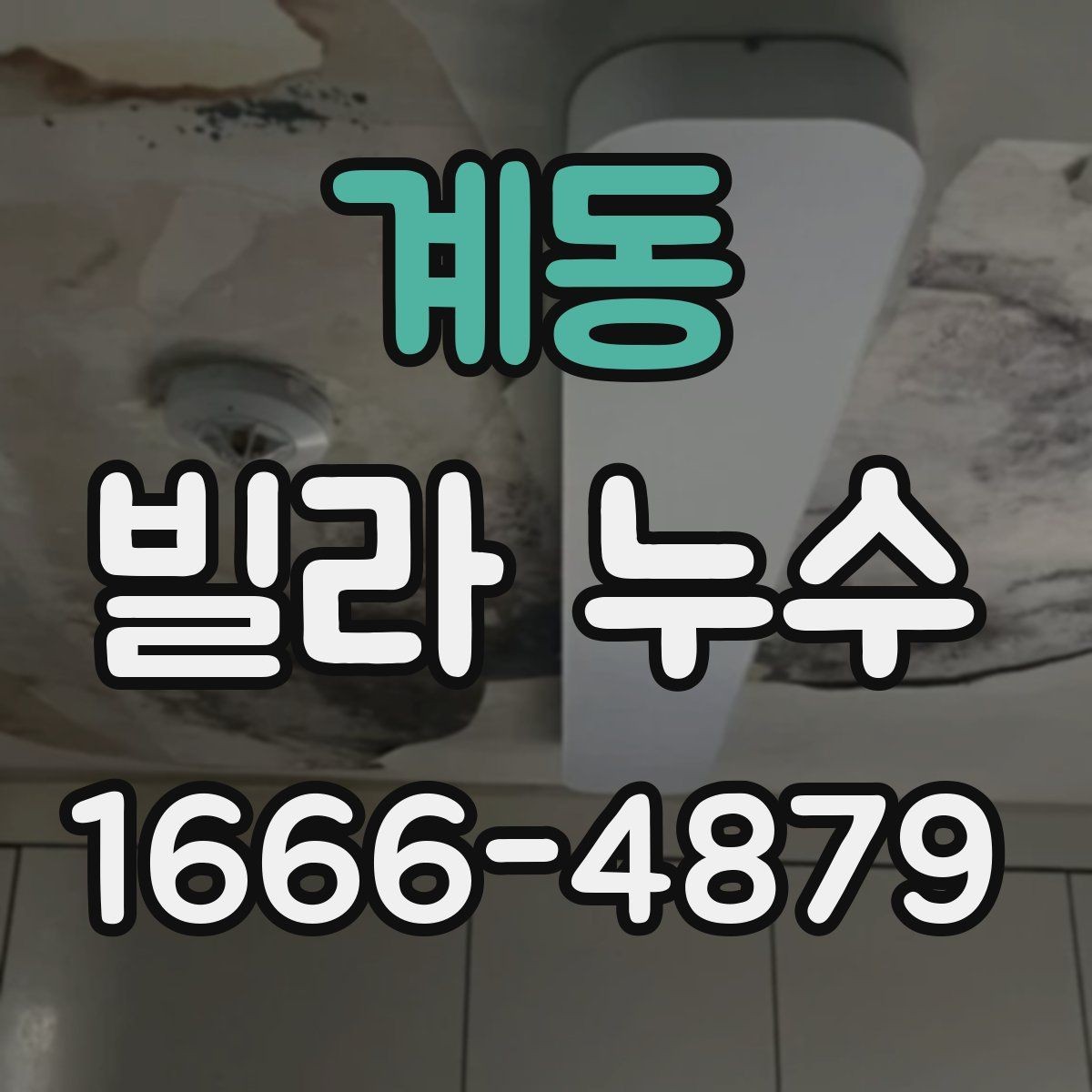 계동 빌라 누수 현장 확인 전 알아두면 좋은 점