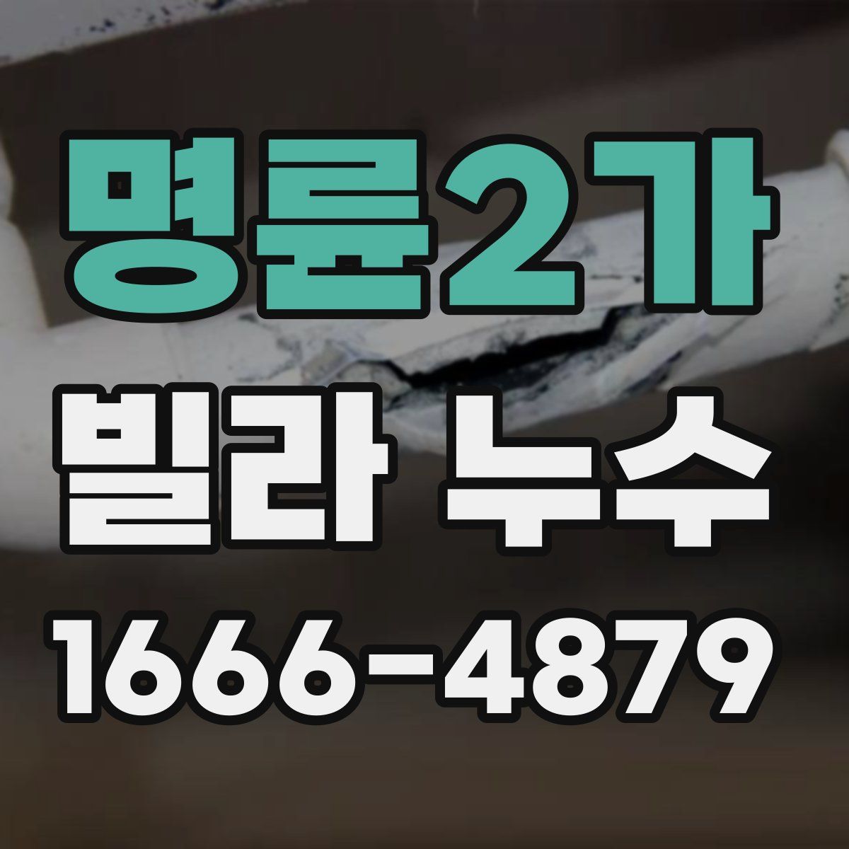 명륜2가 빌라 누수