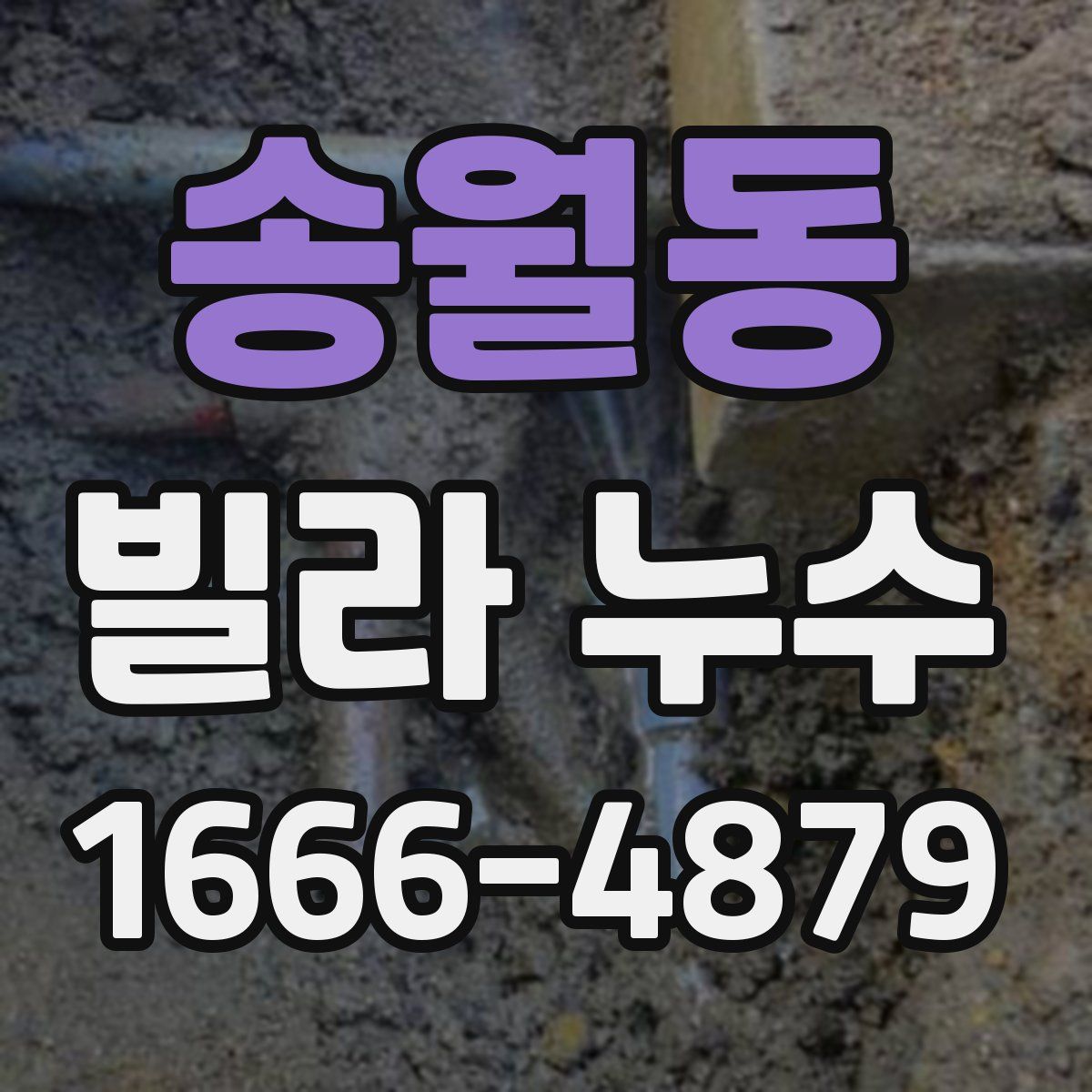 송월동 빌라 누수