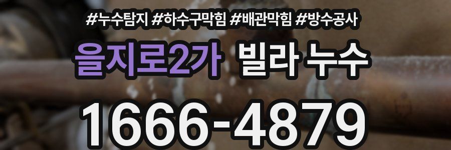 을지로2가 빌라 누수