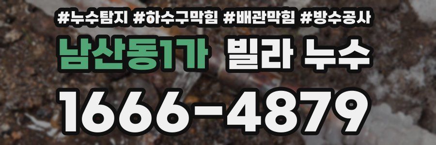 남산동1가 빌라 누수