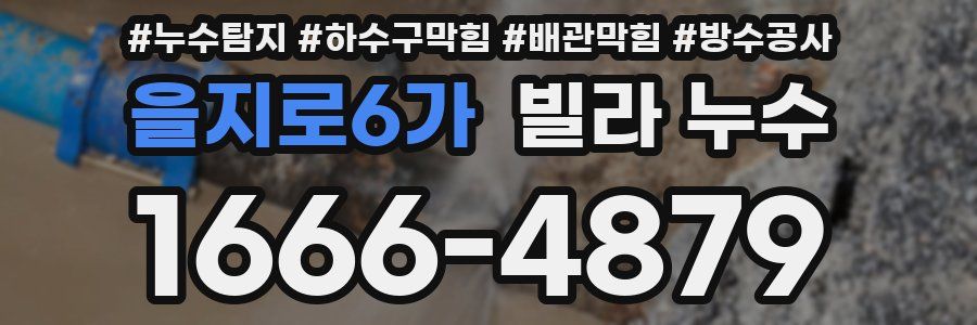 을지로6가 빌라 누수
